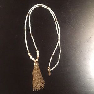 Long Fringe Necklace